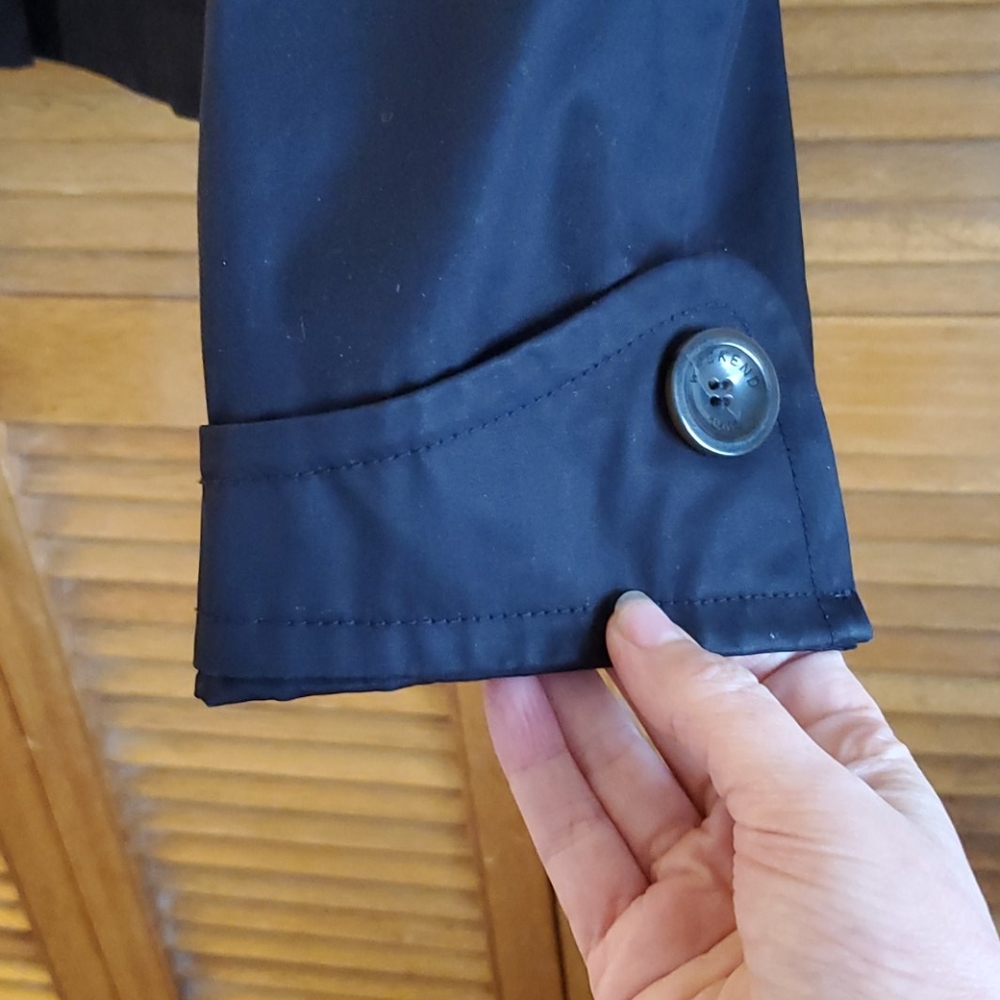 Maxmara Weekend, black cotton twill swing jacket - Picture 4 of 7